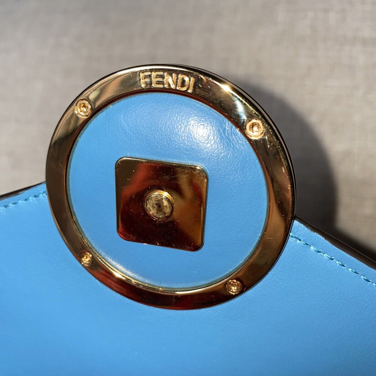 Fendi Leather Wallet On Chain