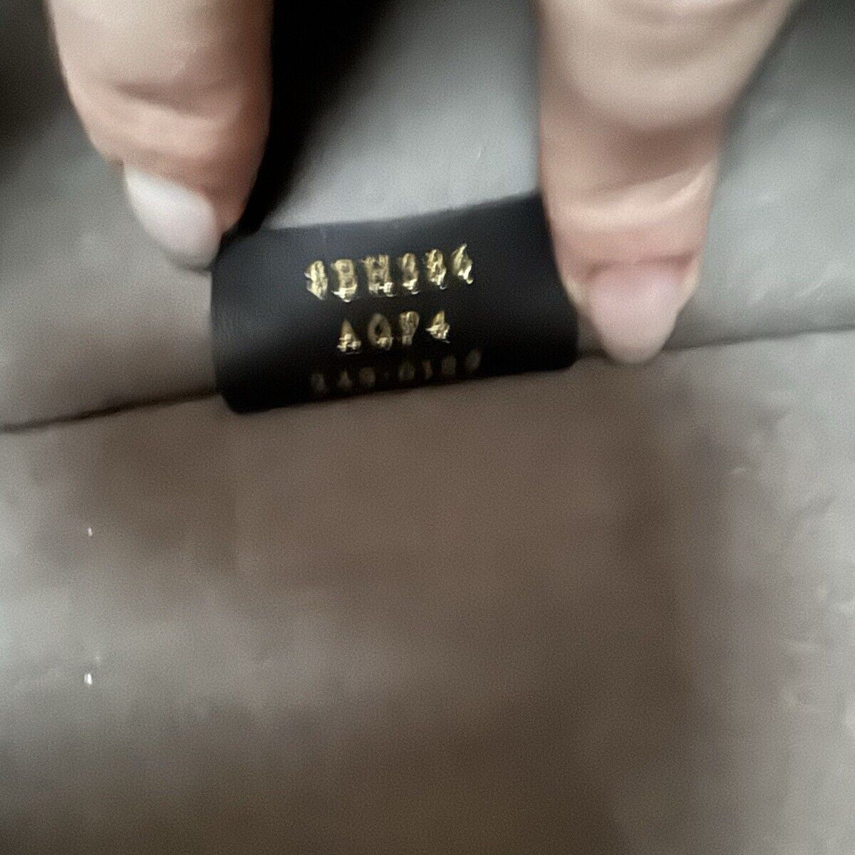 Fendi  Sunshine Medium 2Way Tote Shoulder Bag Leather Chenille Greige