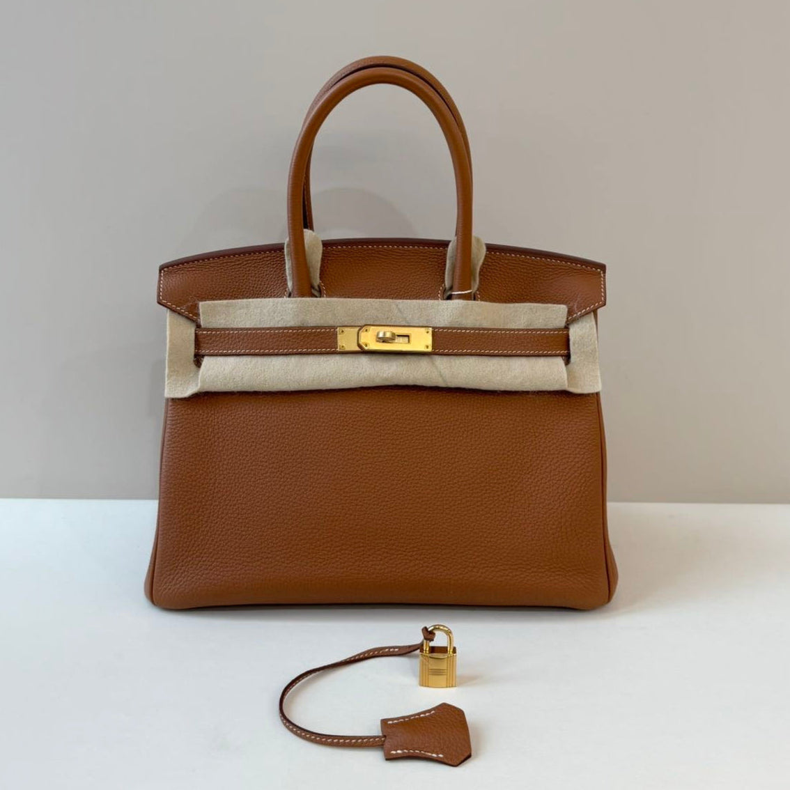 Hermes Birkin 30 Gold with Gold Hardware
